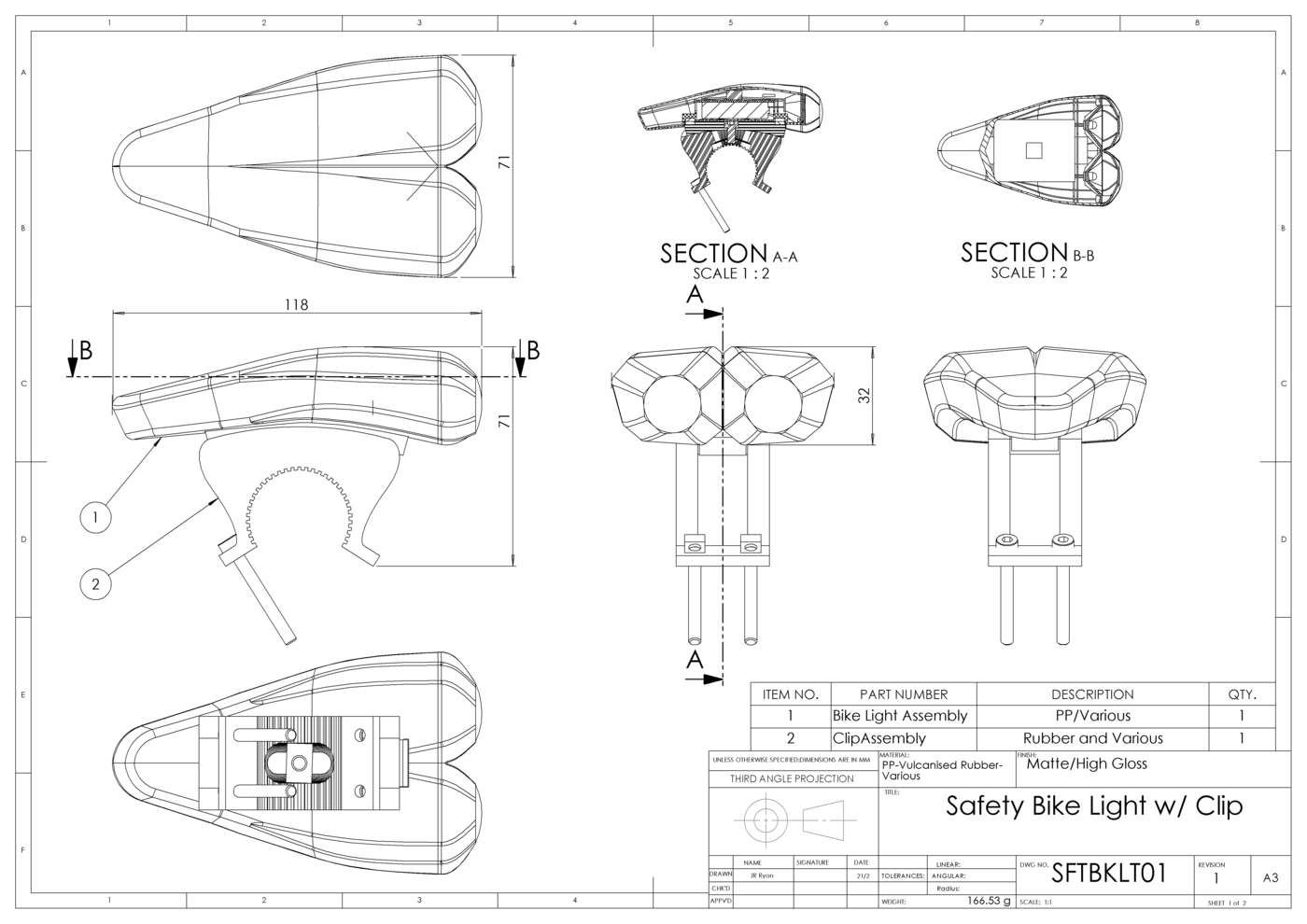 Strider Bike Light by JR Ryan at