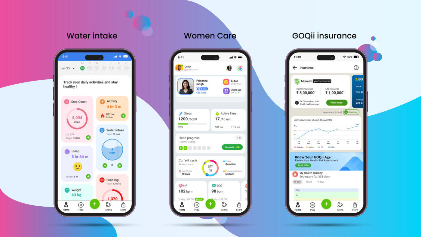 GOQii App UI by Andy Creative Designer at Coroflot.com