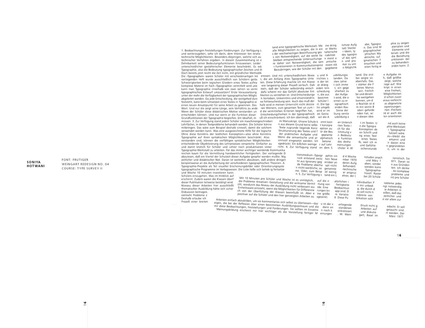 Typography by Soniya Rajwani at Coroflot.com