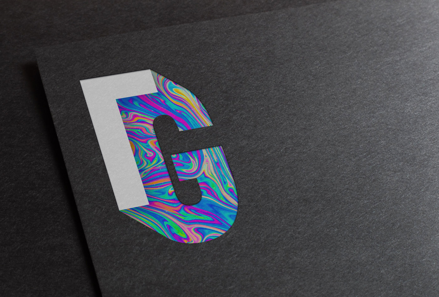 ГG logo mockup by Gleb Taburkin at Coroflot.com