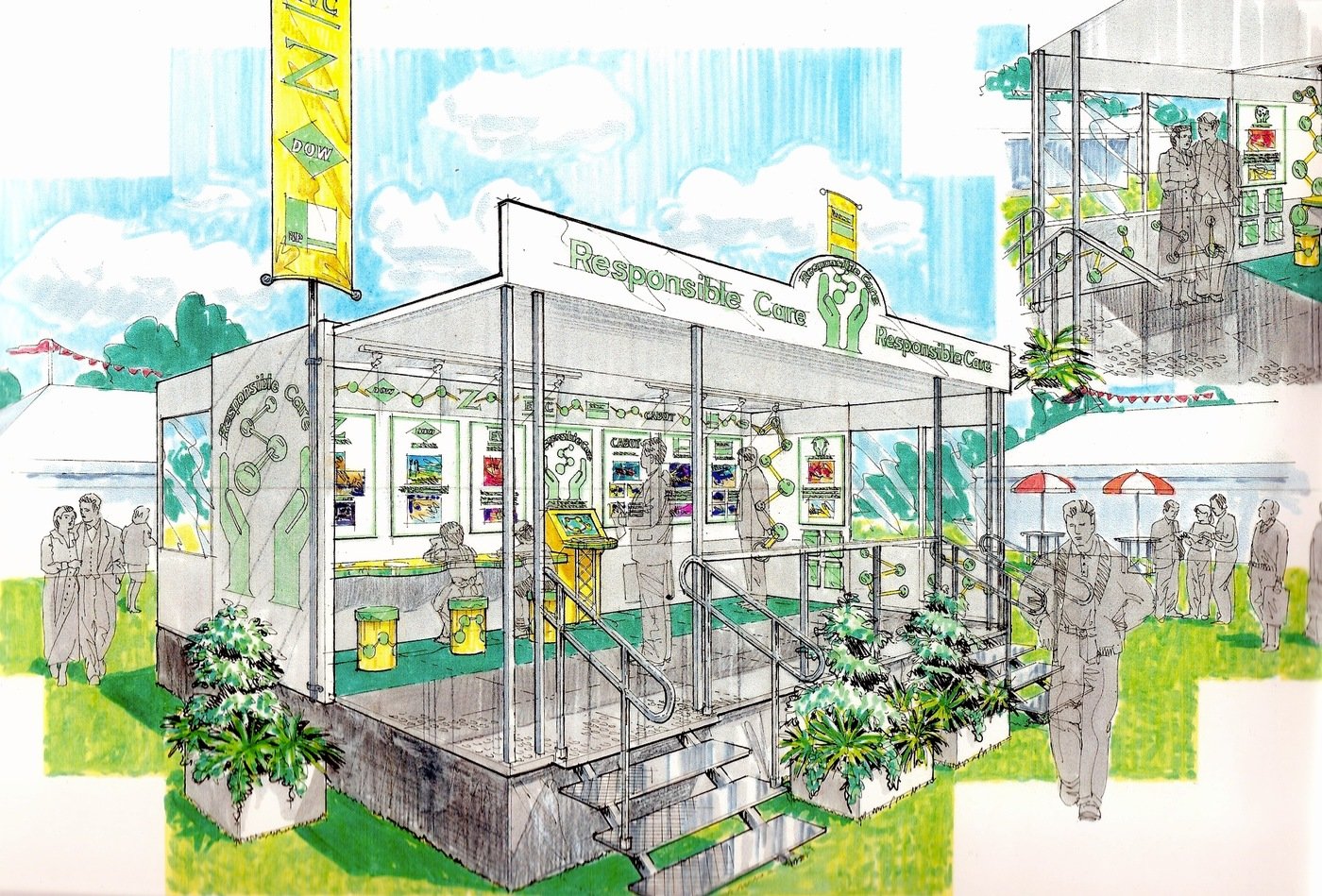 Mobile Exhibition Vehicles by Glyn ParryJones 3d Exhibit