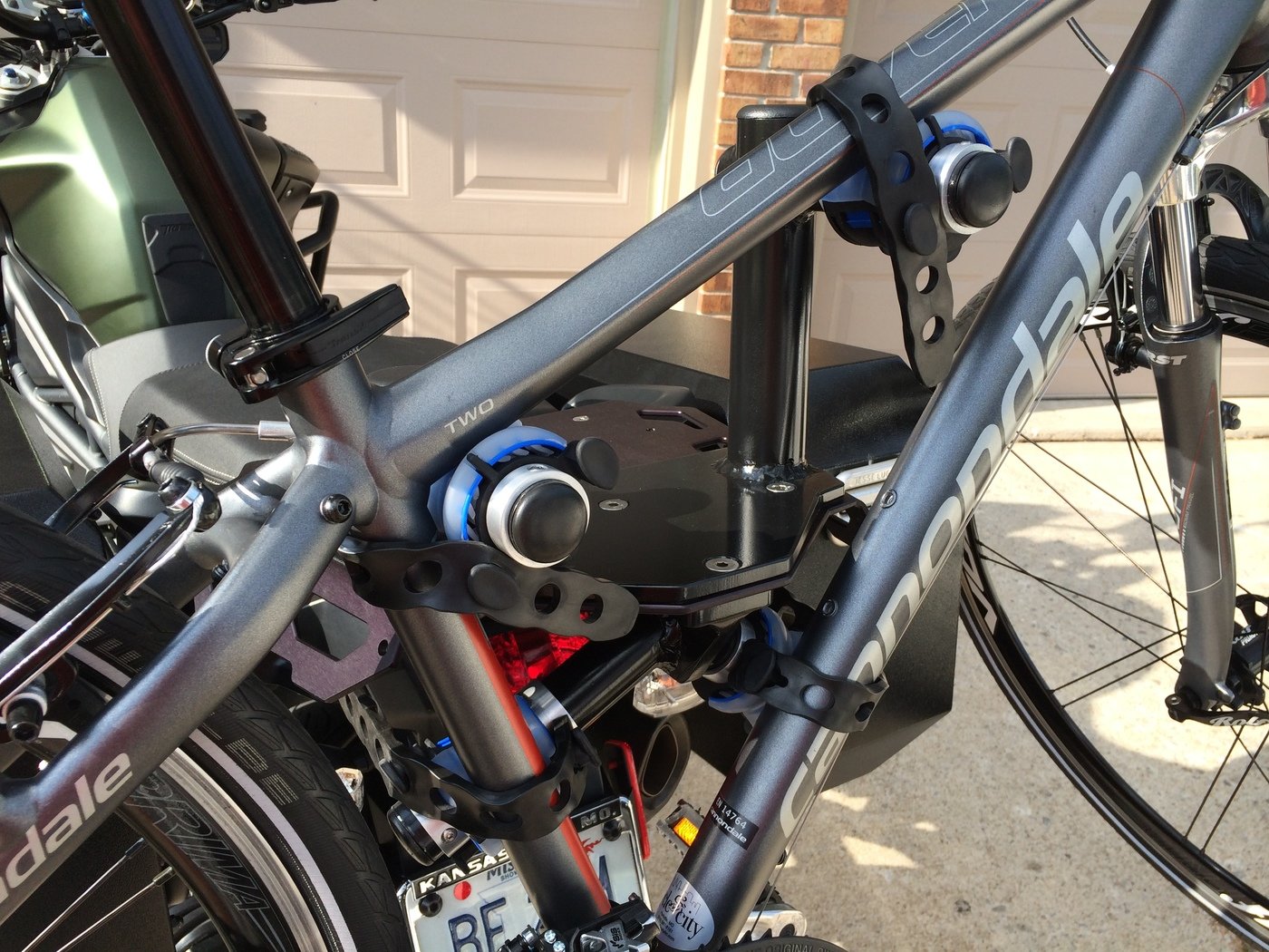 Bicycle Rack for Motorcycle by Jamie Hall at