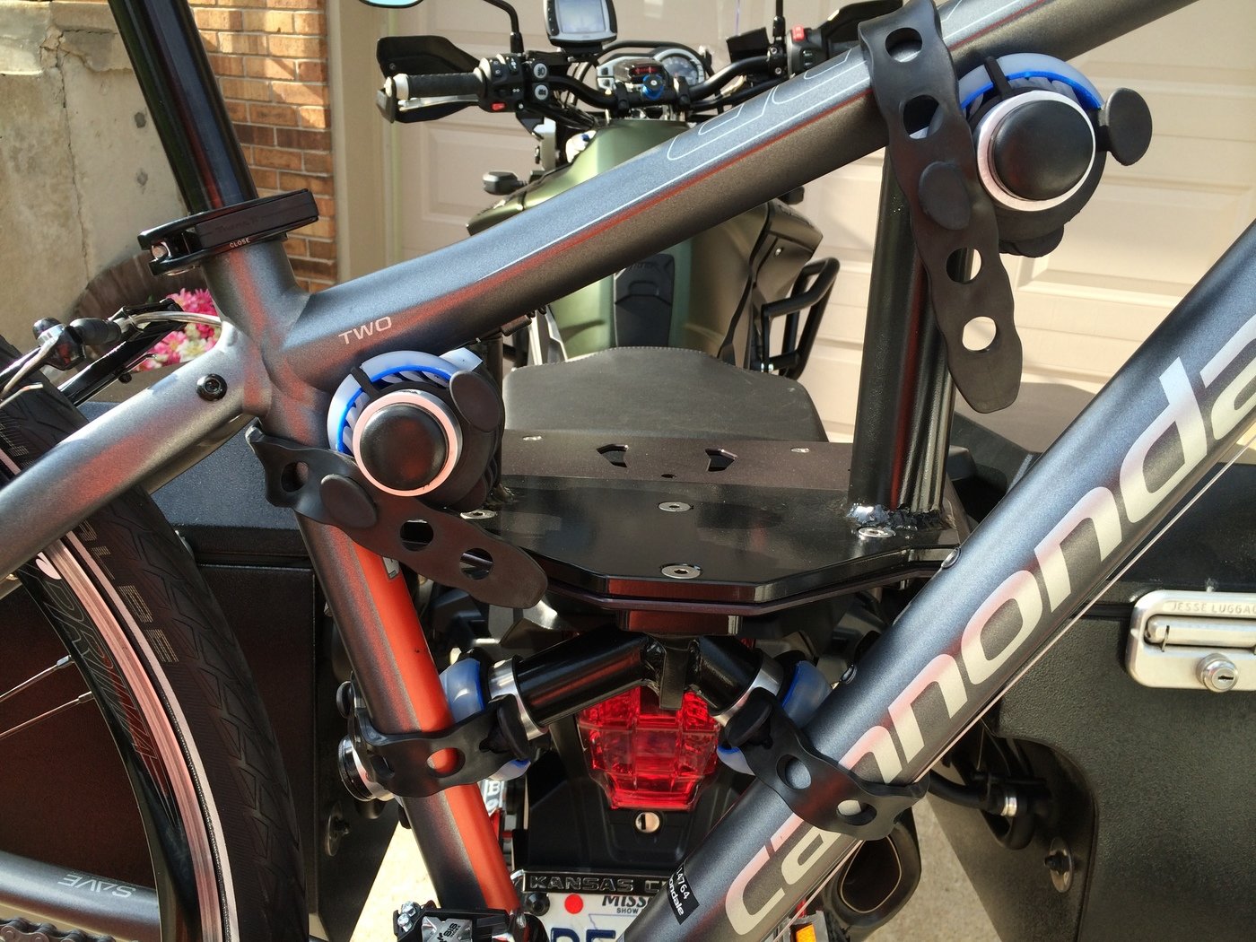 Bicycle Rack for Motorcycle by Jamie Hall at