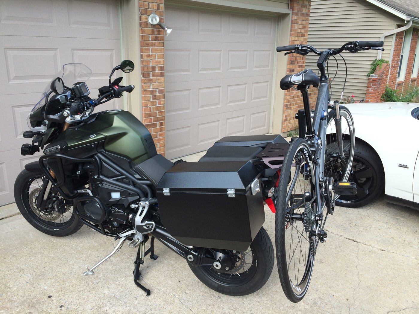 Bicycle Rack for Motorcycle by Jamie Hall at