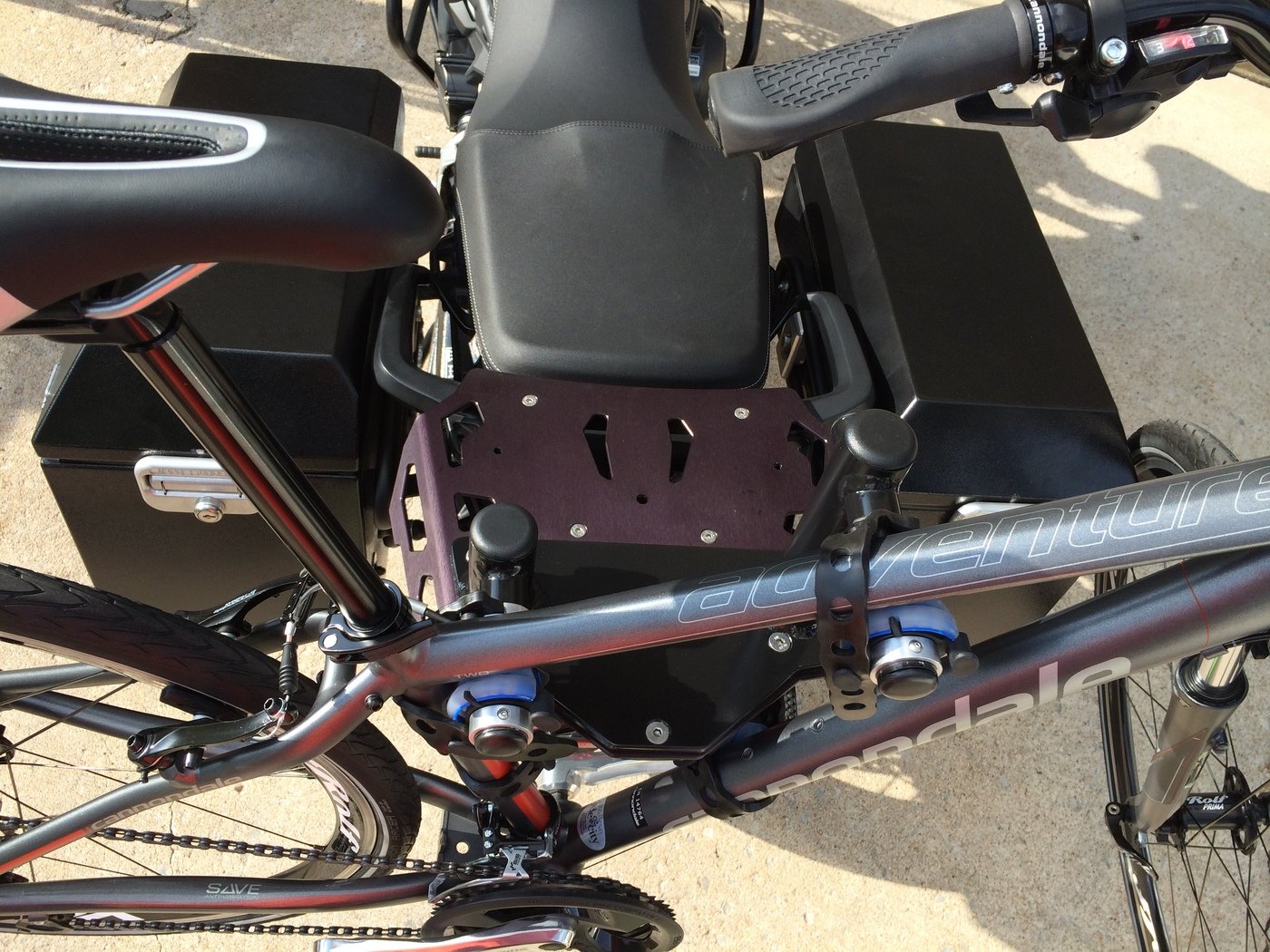 Bicycle Rack for Motorcycle by Jamie Hall at