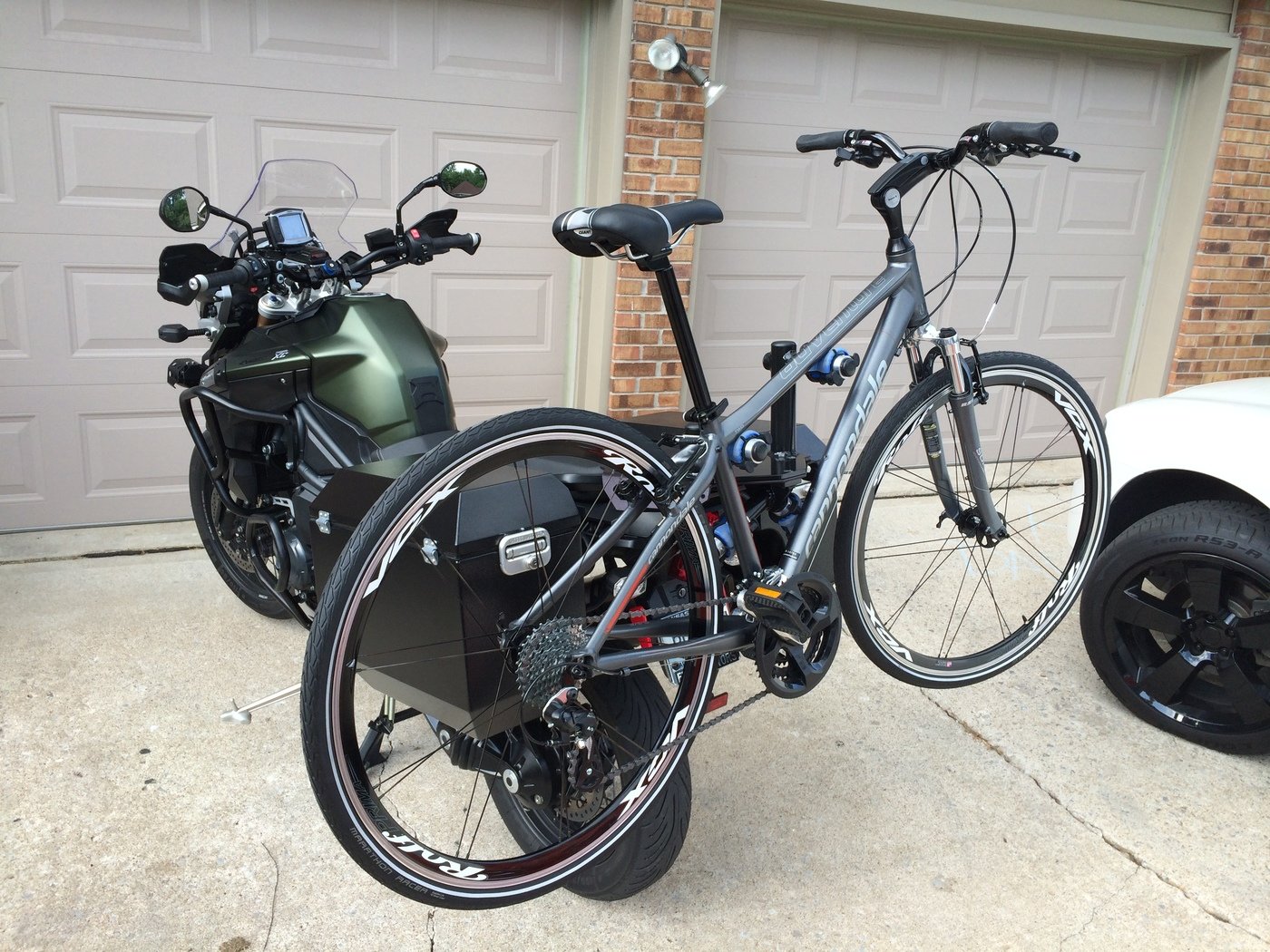 Bicycle Rack for Motorcycle by Jamie Hall at