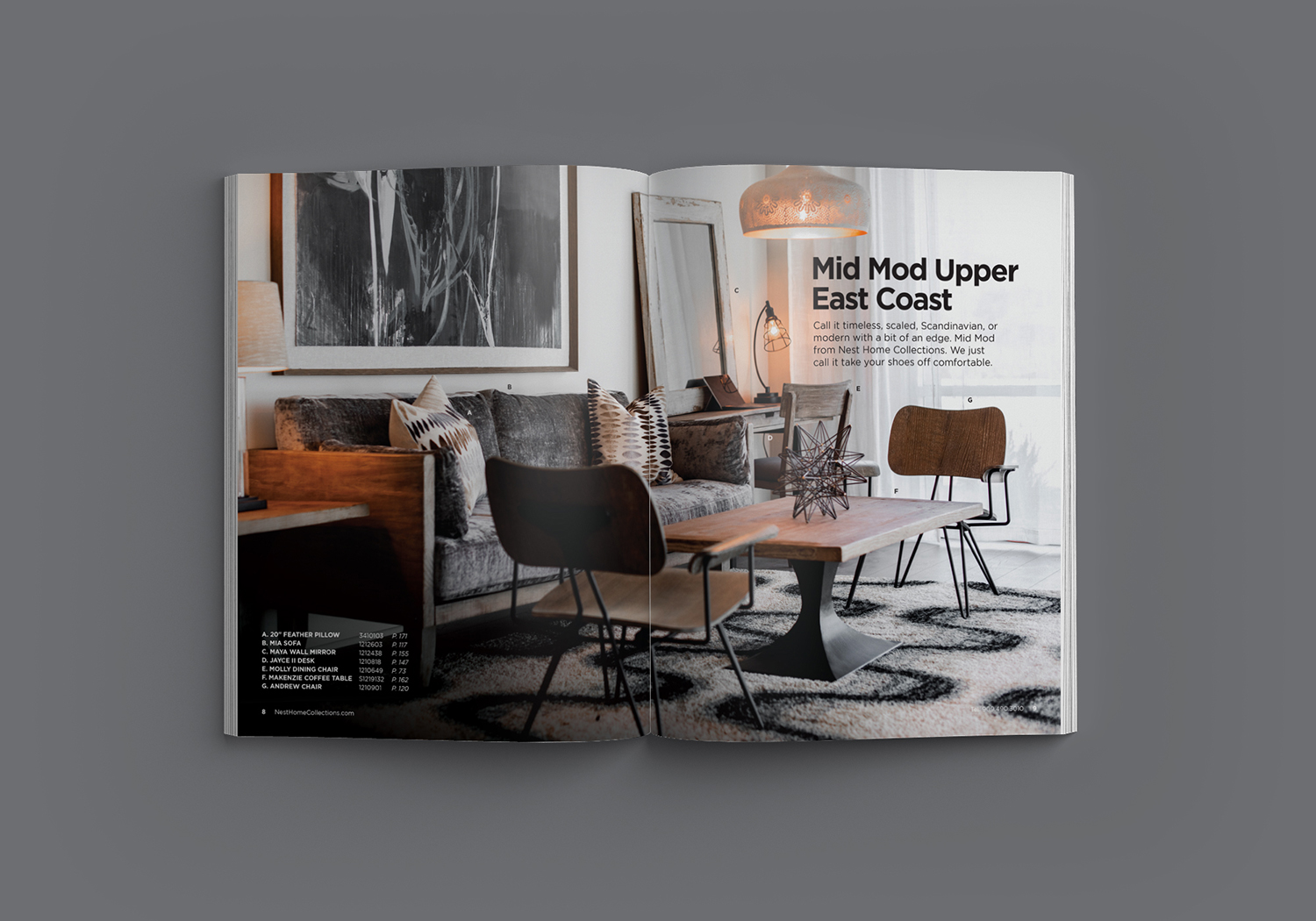 Nest Home Collections 2021 Furniture Catalog by Damon Andersen at