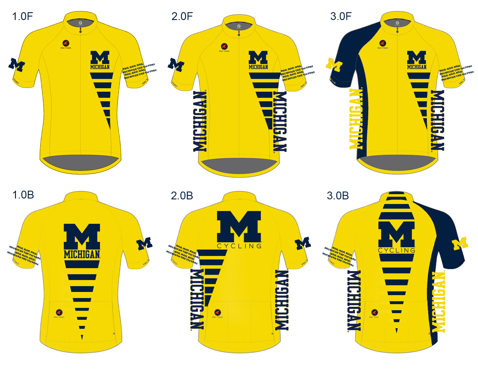 2019 University of Michigan Cycling Club Kit by Christopher Brown at