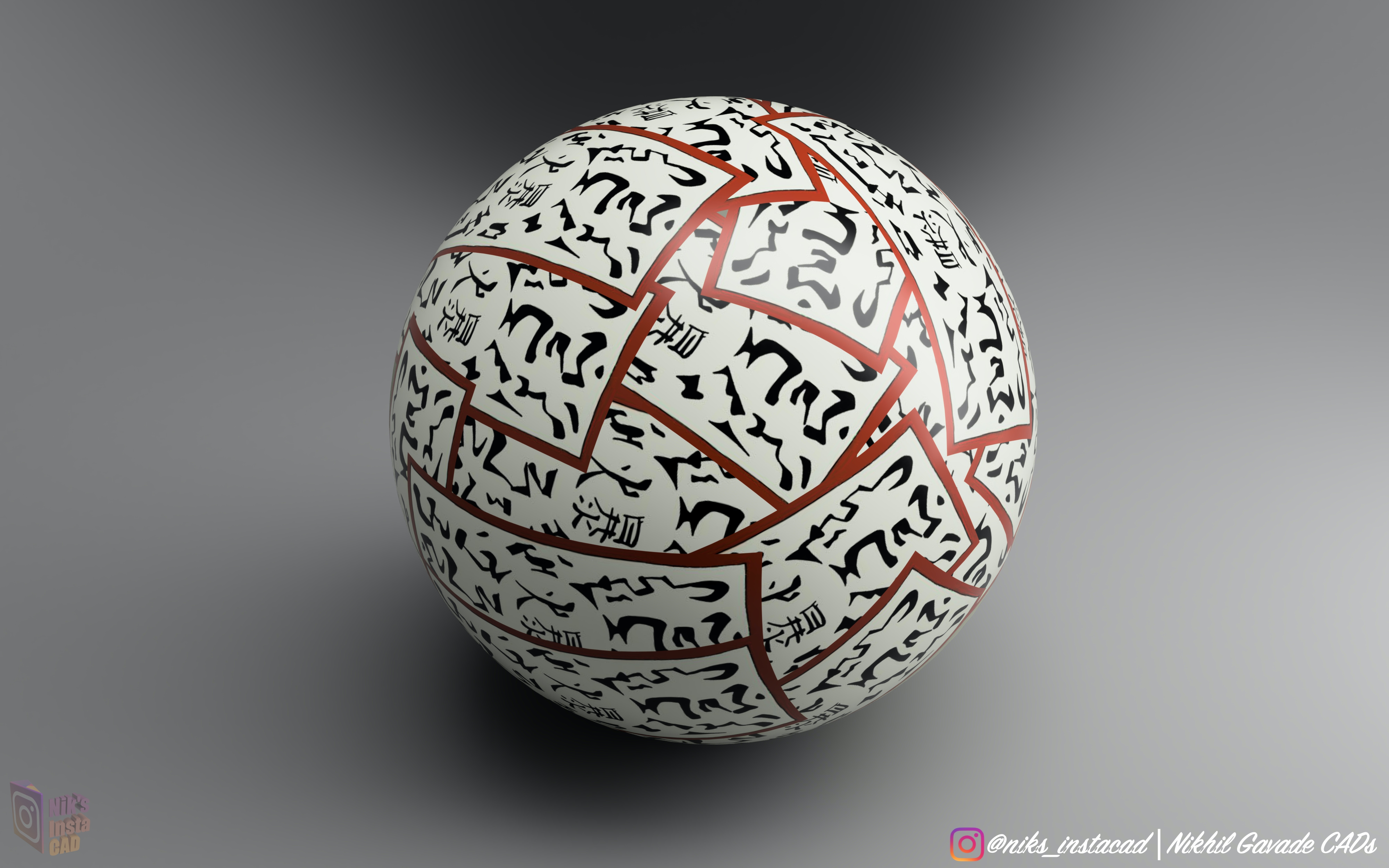 Paper Bomb Ball [Naruto Birthday Project/6] by Nikhil Gavade at