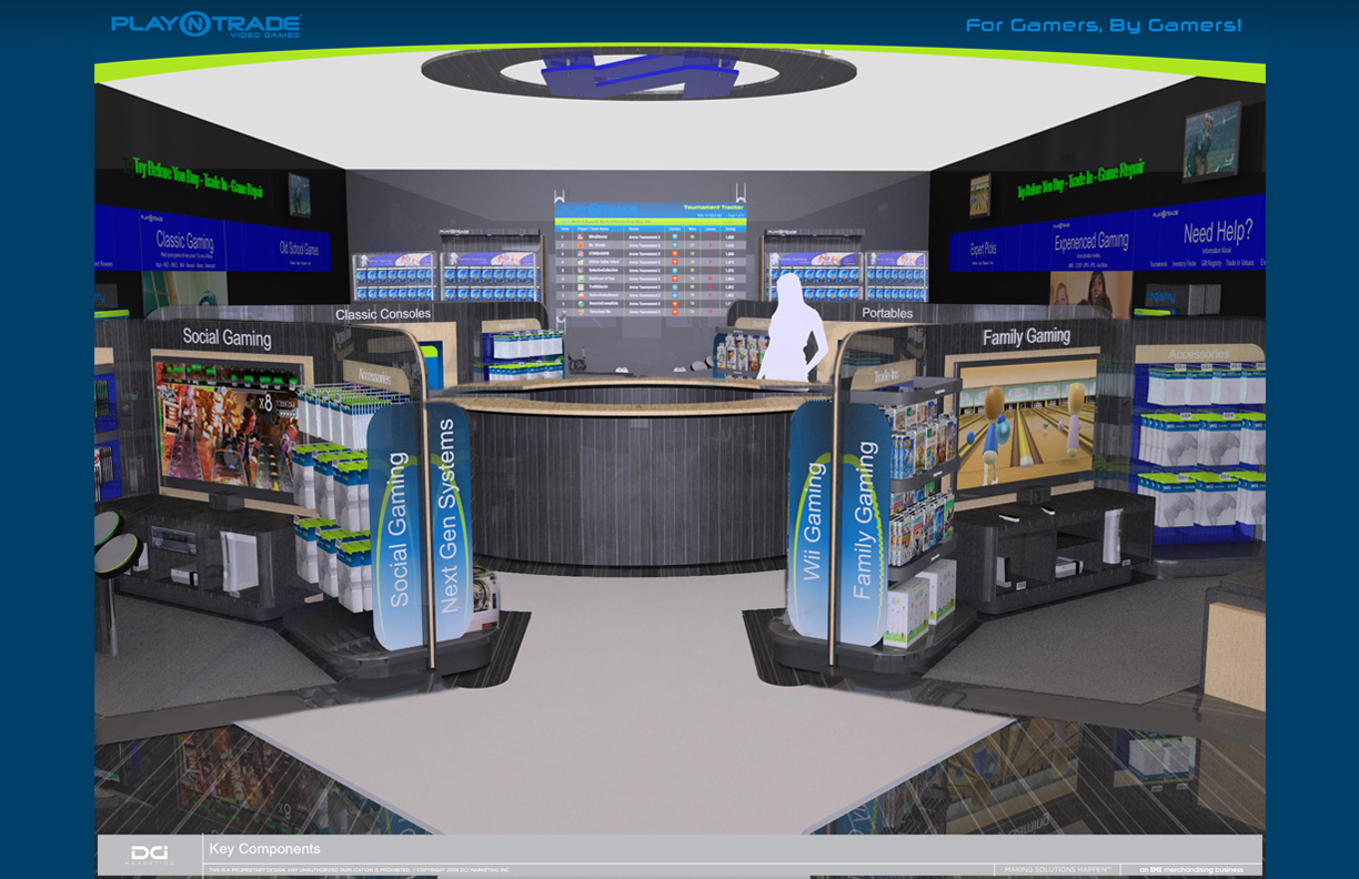 Play N Trade Store Design by Michaell Bakalars at
