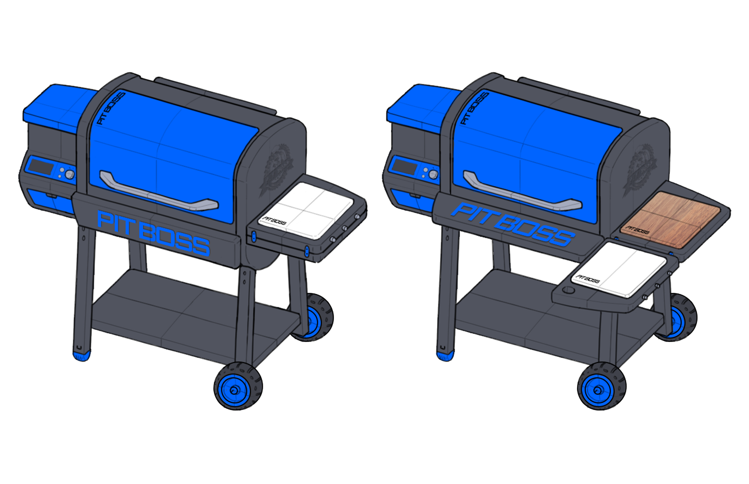 Grill Sketches by Chris James at