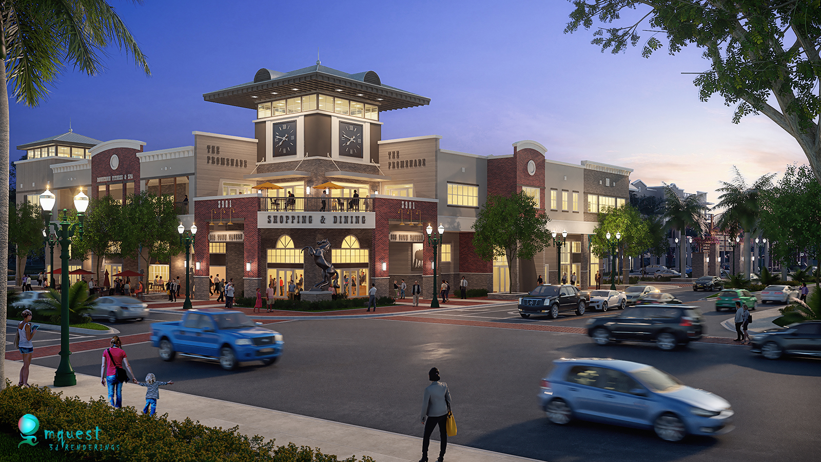 The Promenade at David FL by Alejandra Palacios 3D Artist at