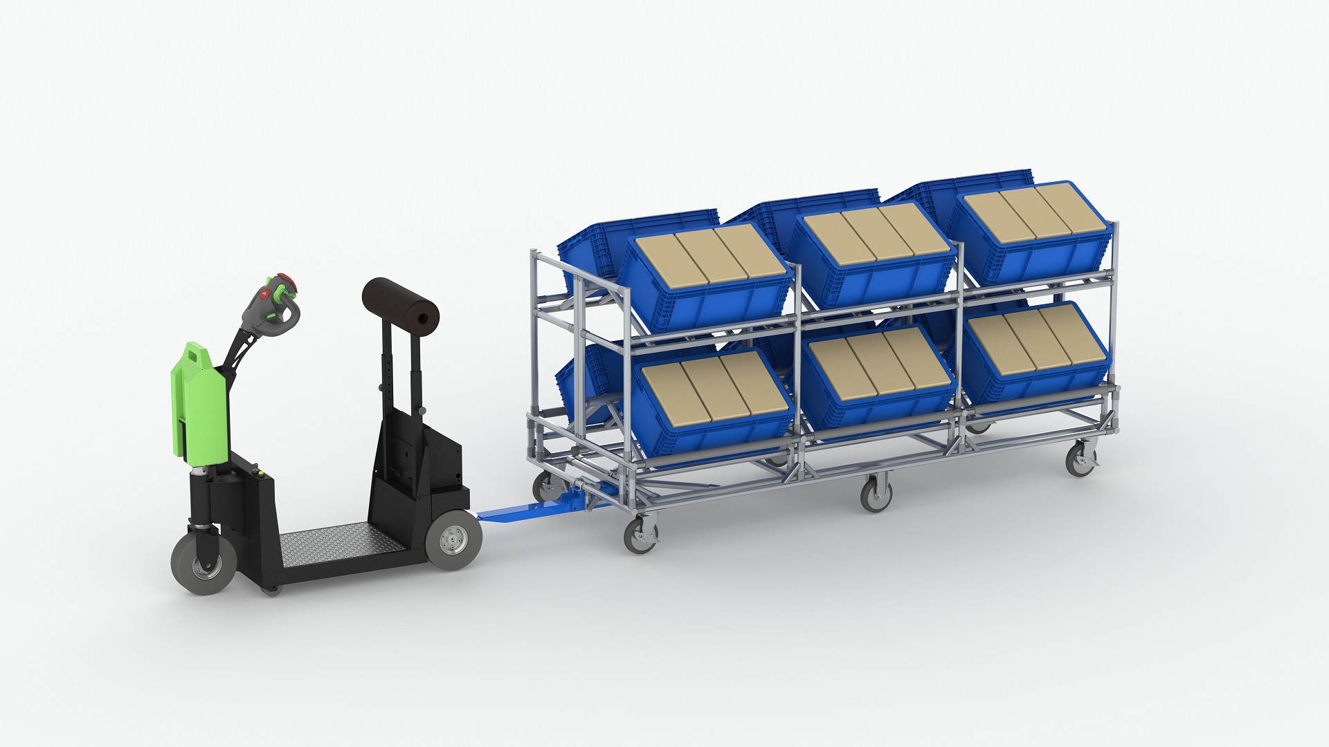 Towable picking cart by Andrew Lawrence at Coroflot.com