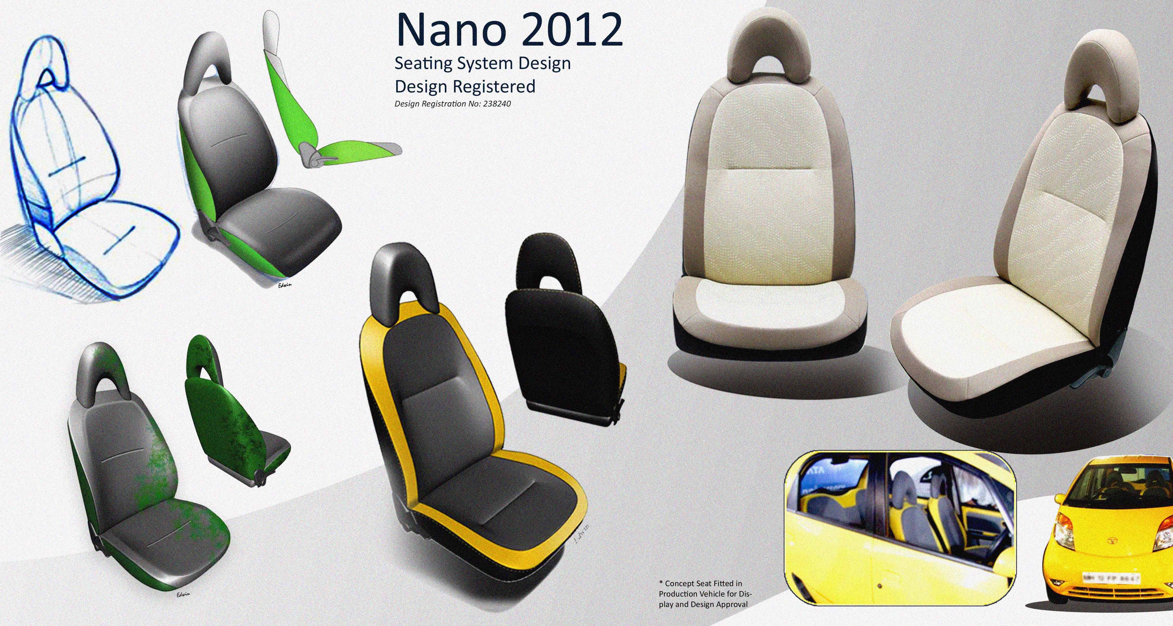 Auto seating System Design by edwin mendes at