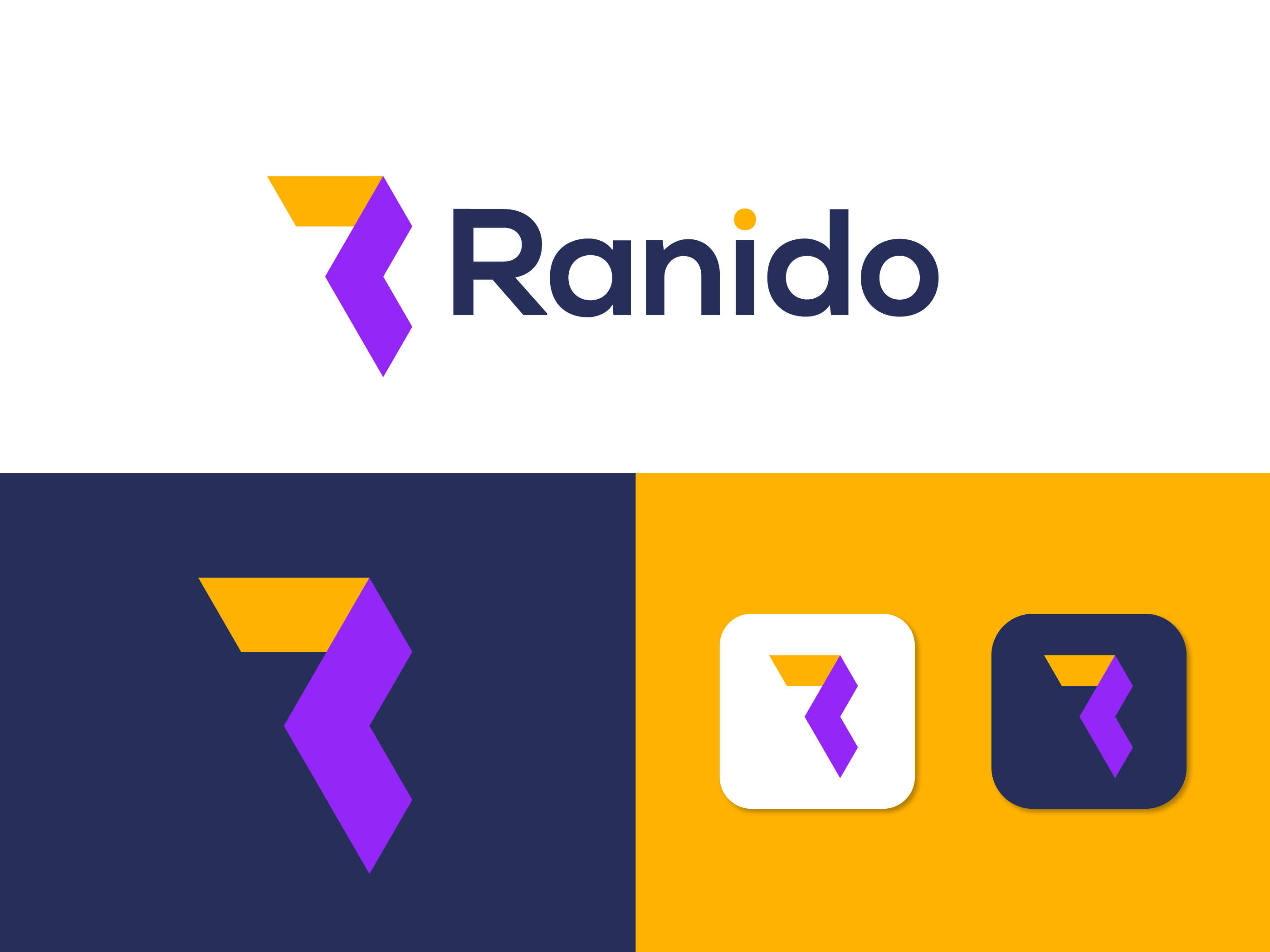 Branding logo design for Ranido by Eashin Arafath at Coroflot.com