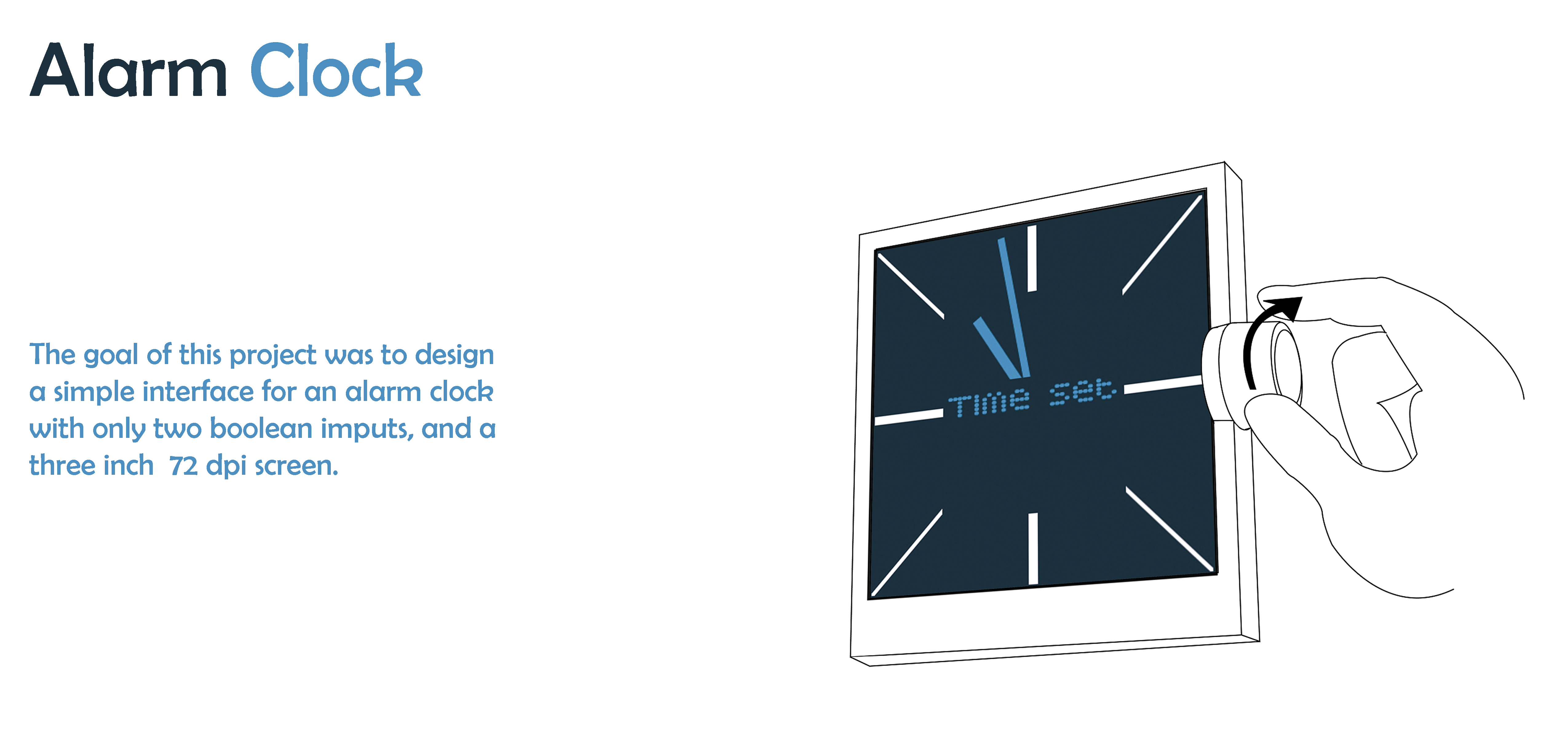 Alarm Clock Interface by Carlos Bobonis at Coroflot.com