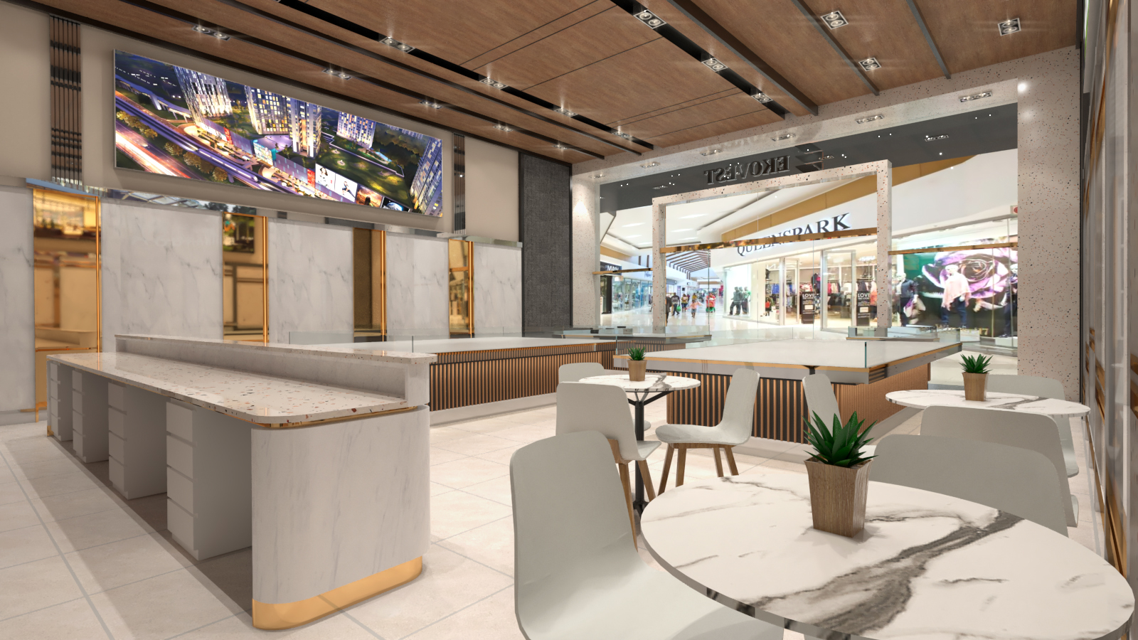 Real Estate Sales Gallery Design Proposal by Qian Wen at