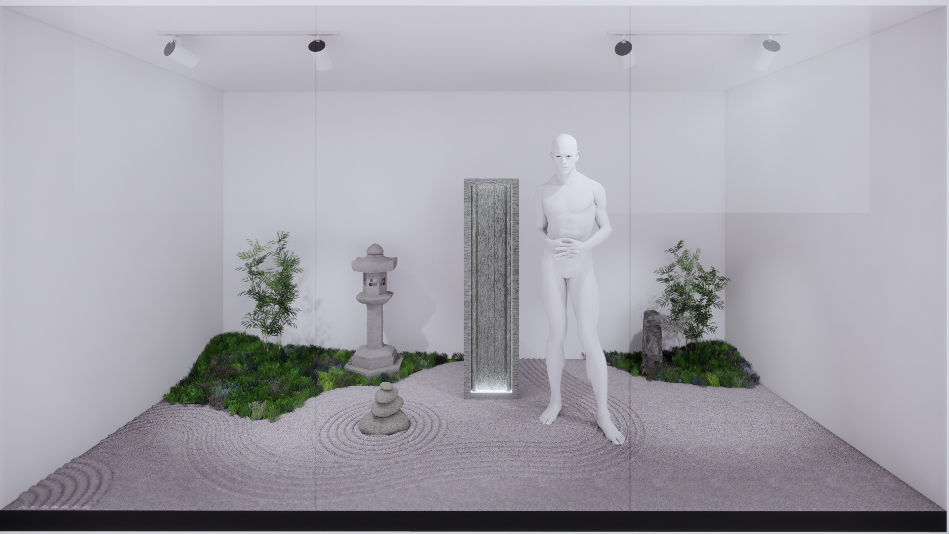 Zen Window Display by Jimny Chrisdianto at