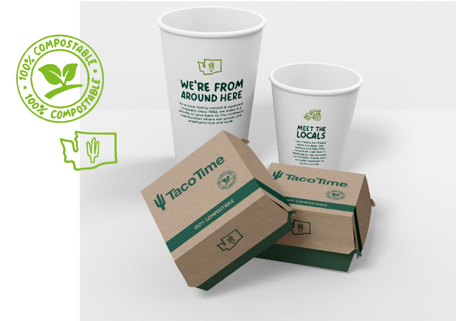 Taco Time NW Packaging by Eliza Young at