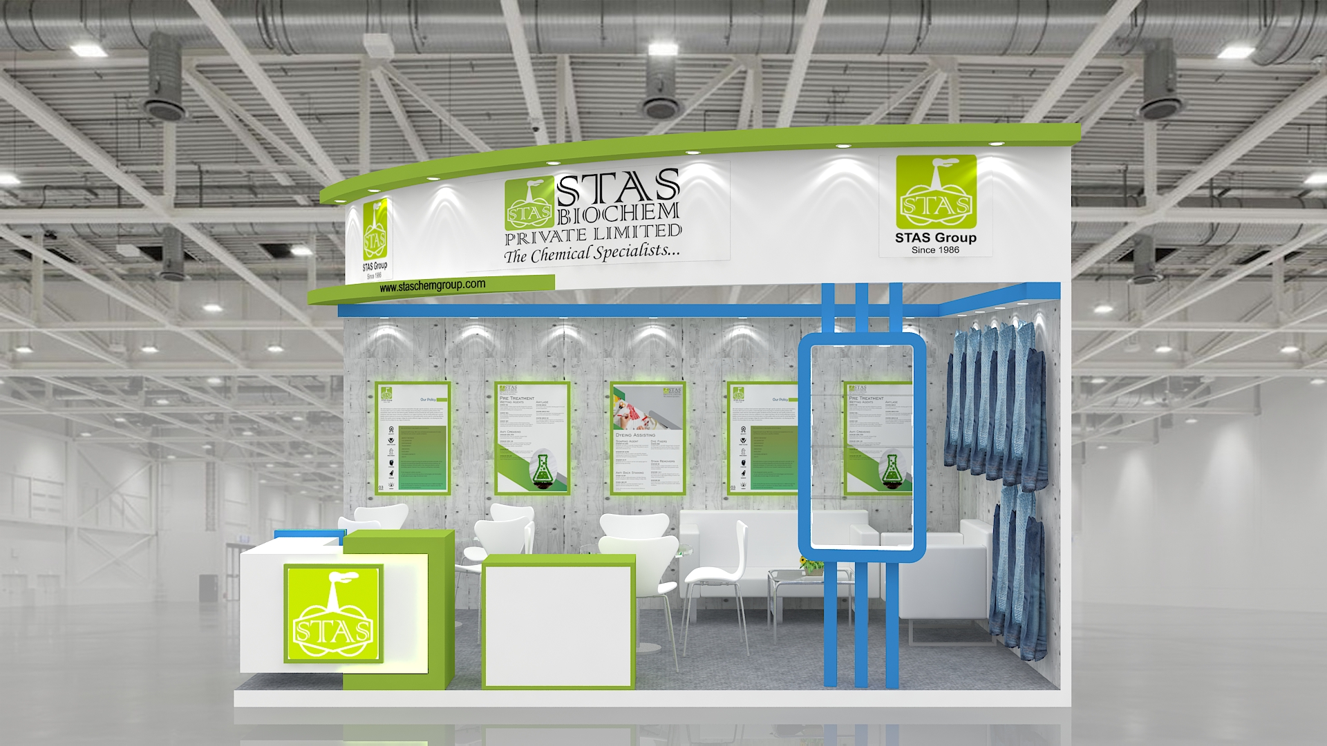 Stas Biochem Pvt. Ltd. design concept by Amir Saifi at