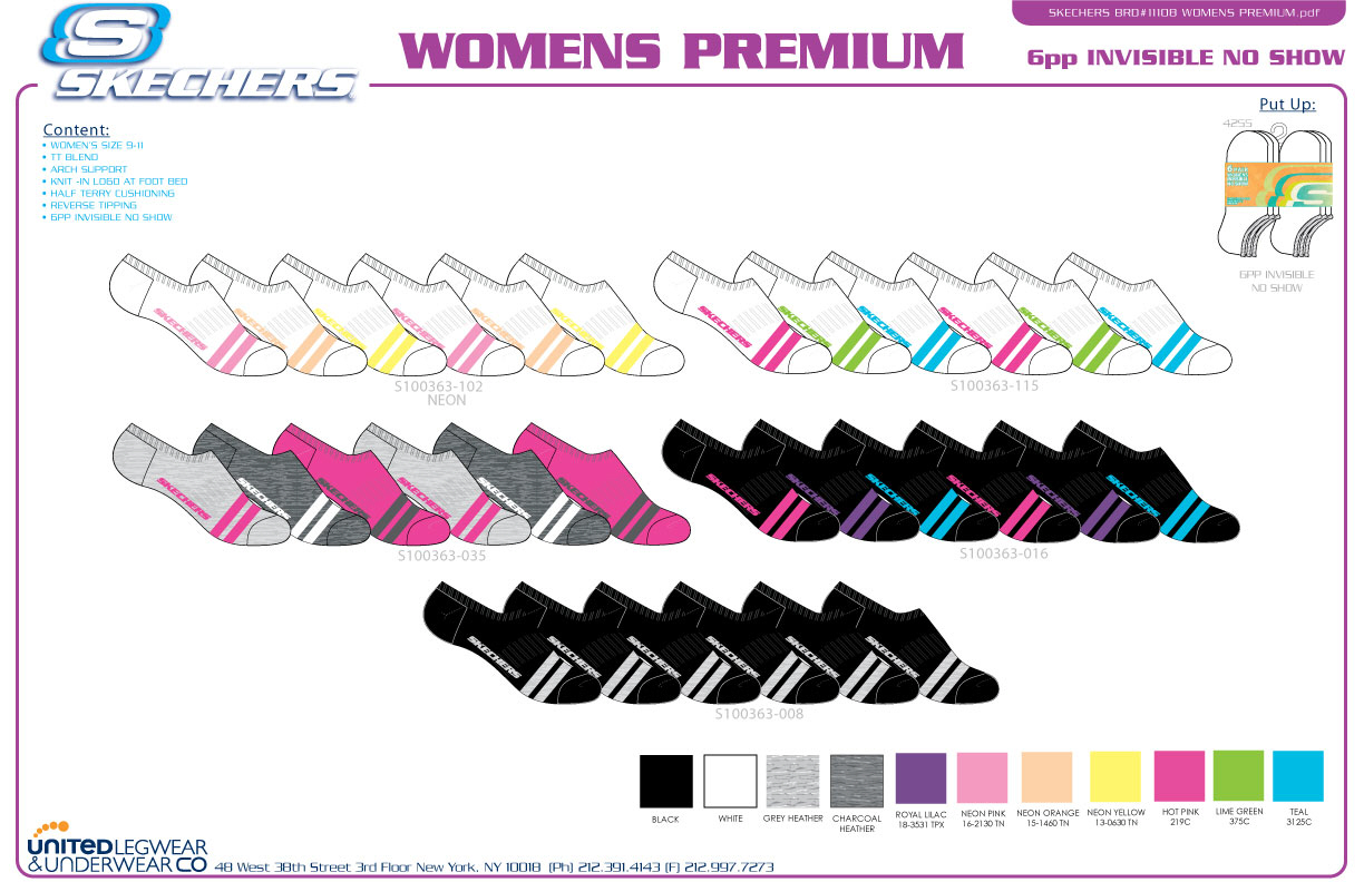 Skechers Licensed Legwear & Socks by Jessica TongAhn at