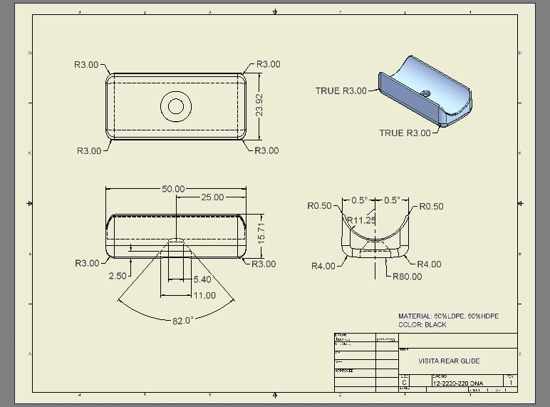 Swivel chair development by Jake Hawkes at