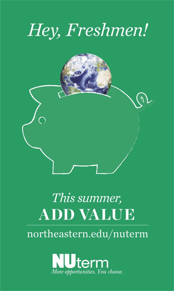 NUTerm Promotional Posters for Northeastern University by Patricia