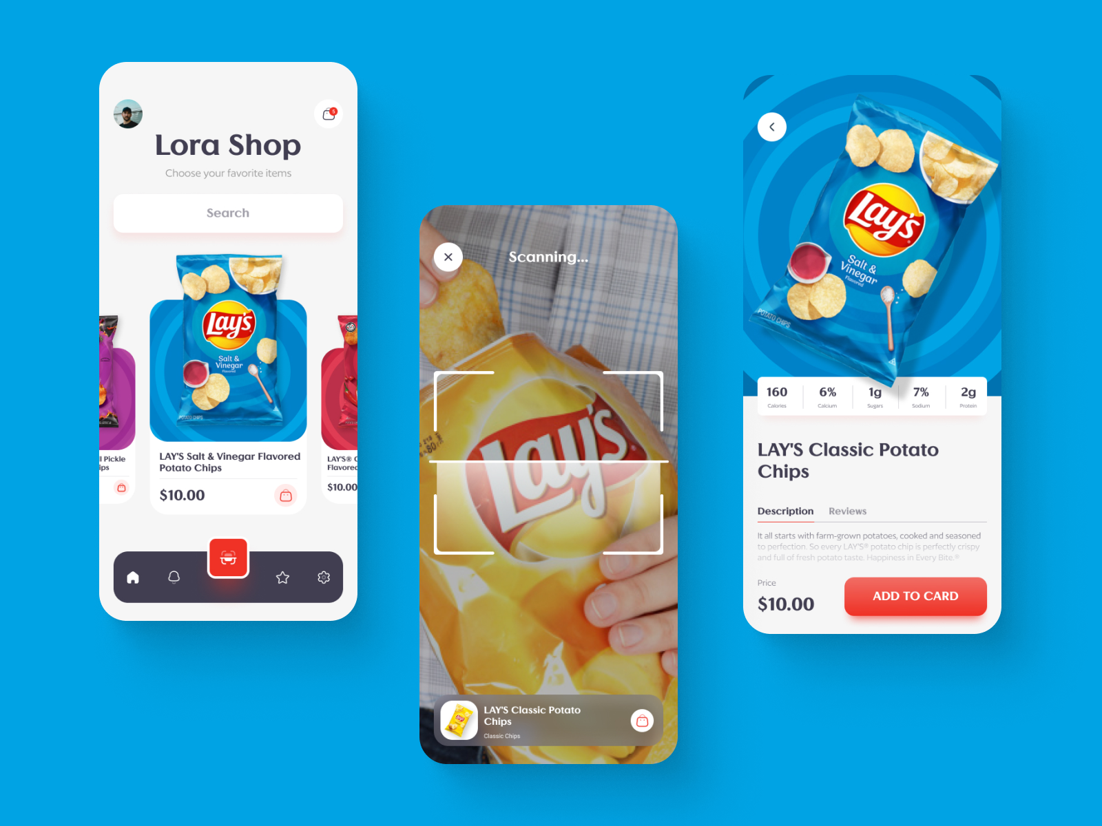 Lay's Chips App Design by Shakil Khan at