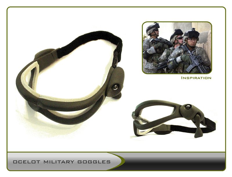 Military Safety Goggles by Sean Rich at