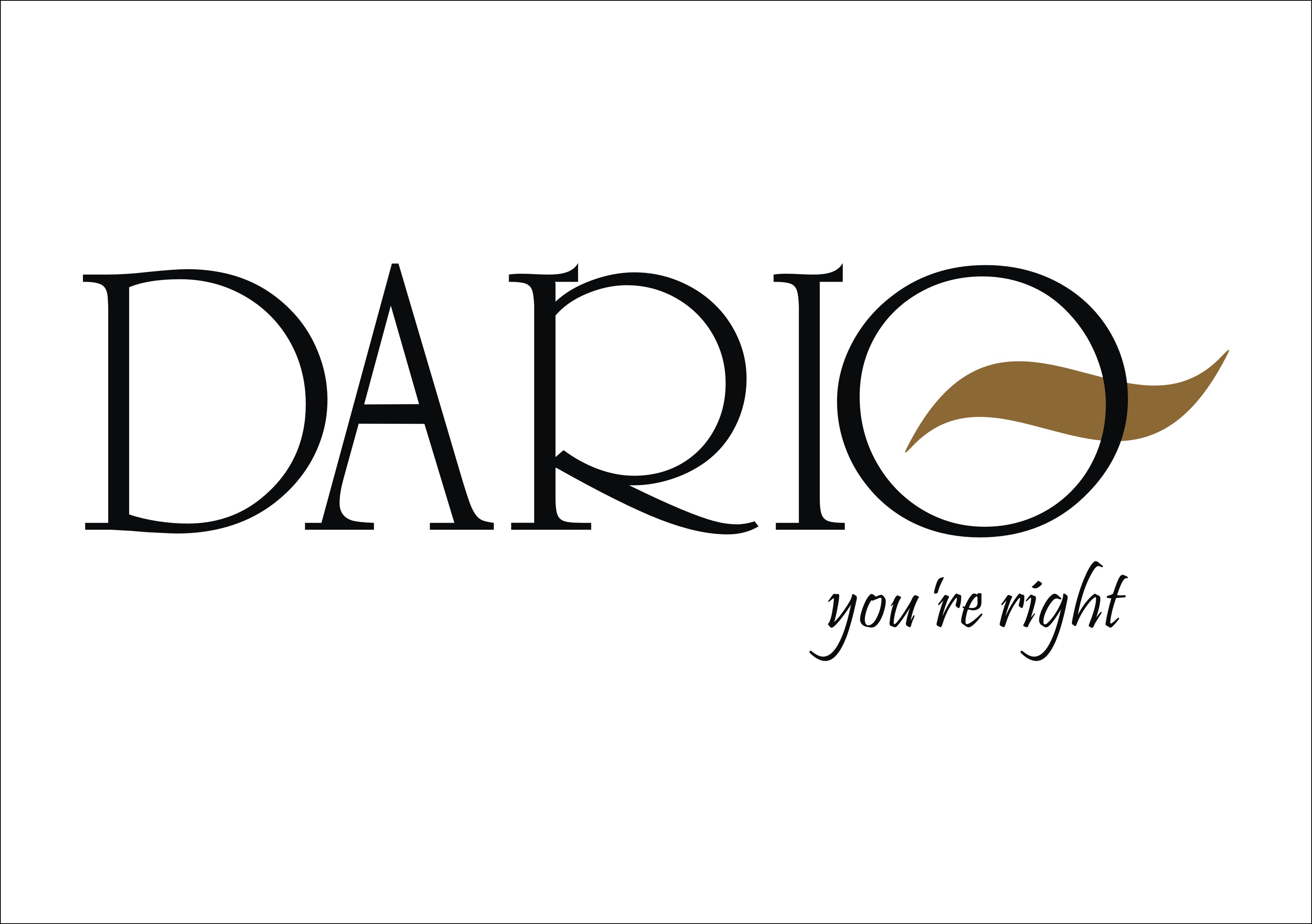 LOGO FOR THE FOOTWEAR BRAND DARIO by Sreehari Sudhakaran at Coroflot.com