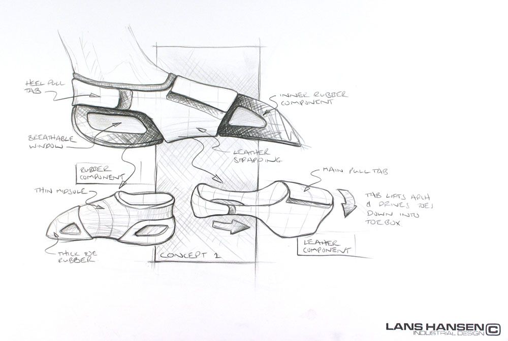 Climbing Shoe by Lans Hansen at