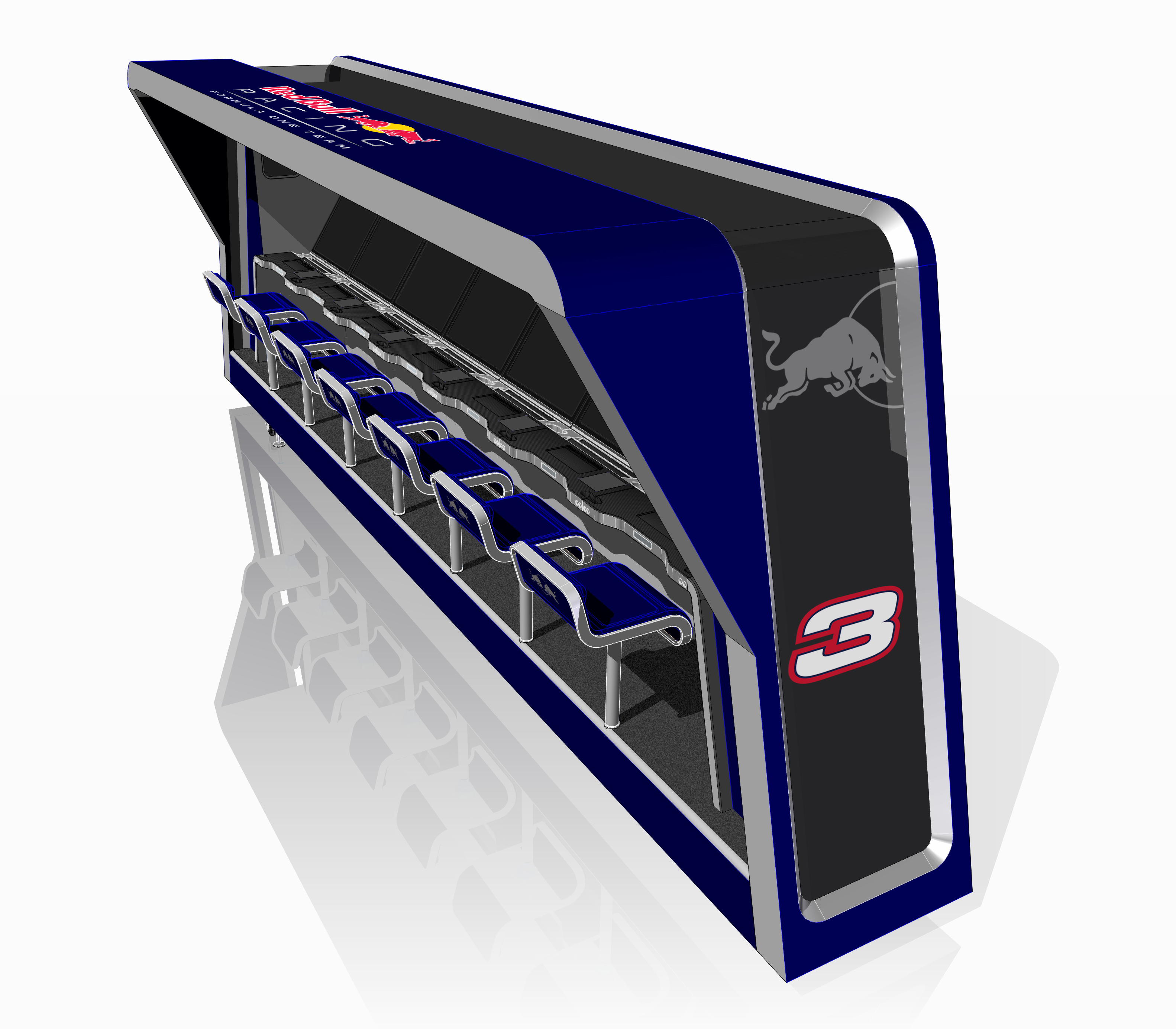 New Red Bull Racing Pitwall for 2021 onwards by STEFAN BRIDGES at ...