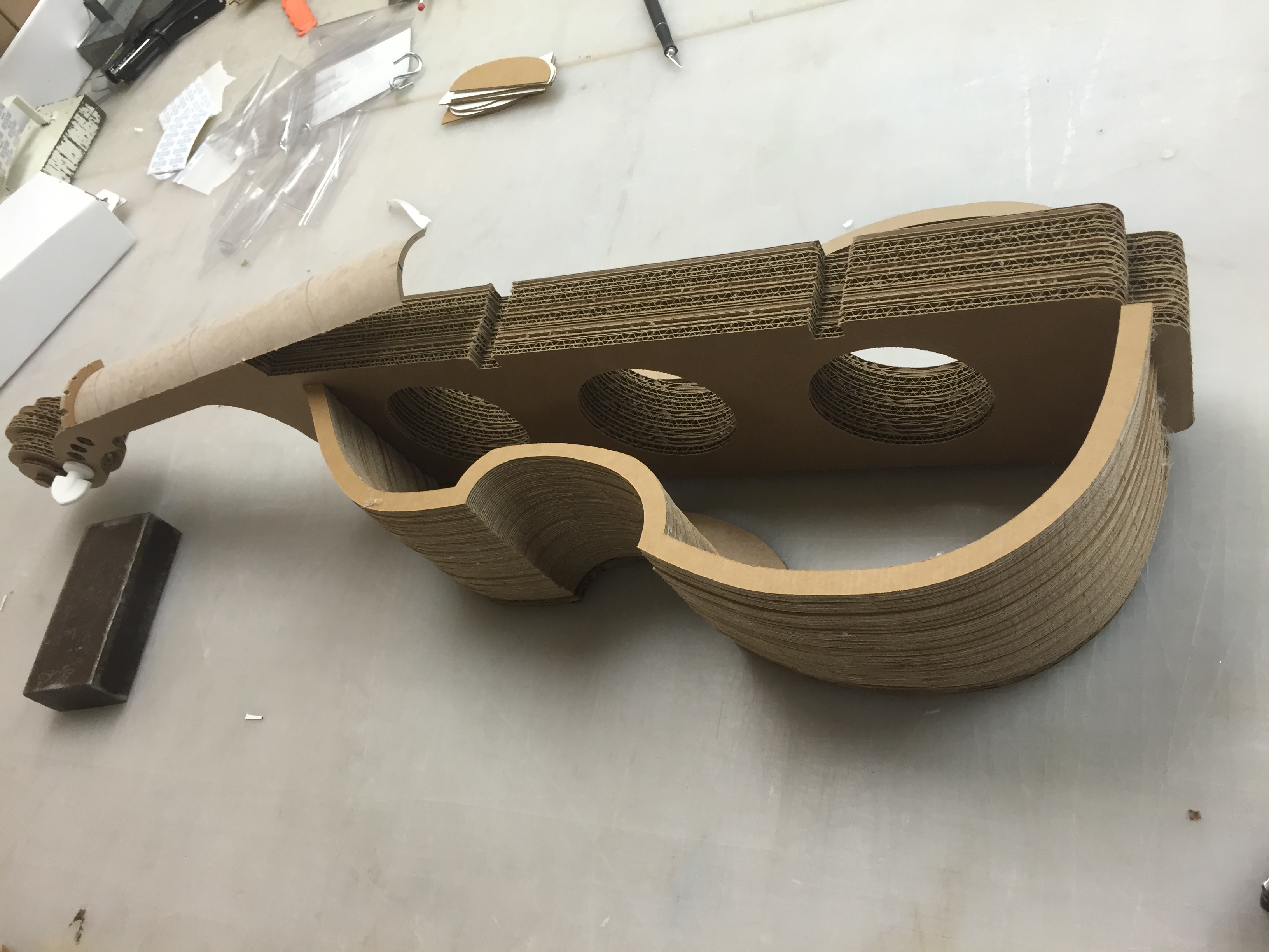 Cardboard Bass by Dan Ott at