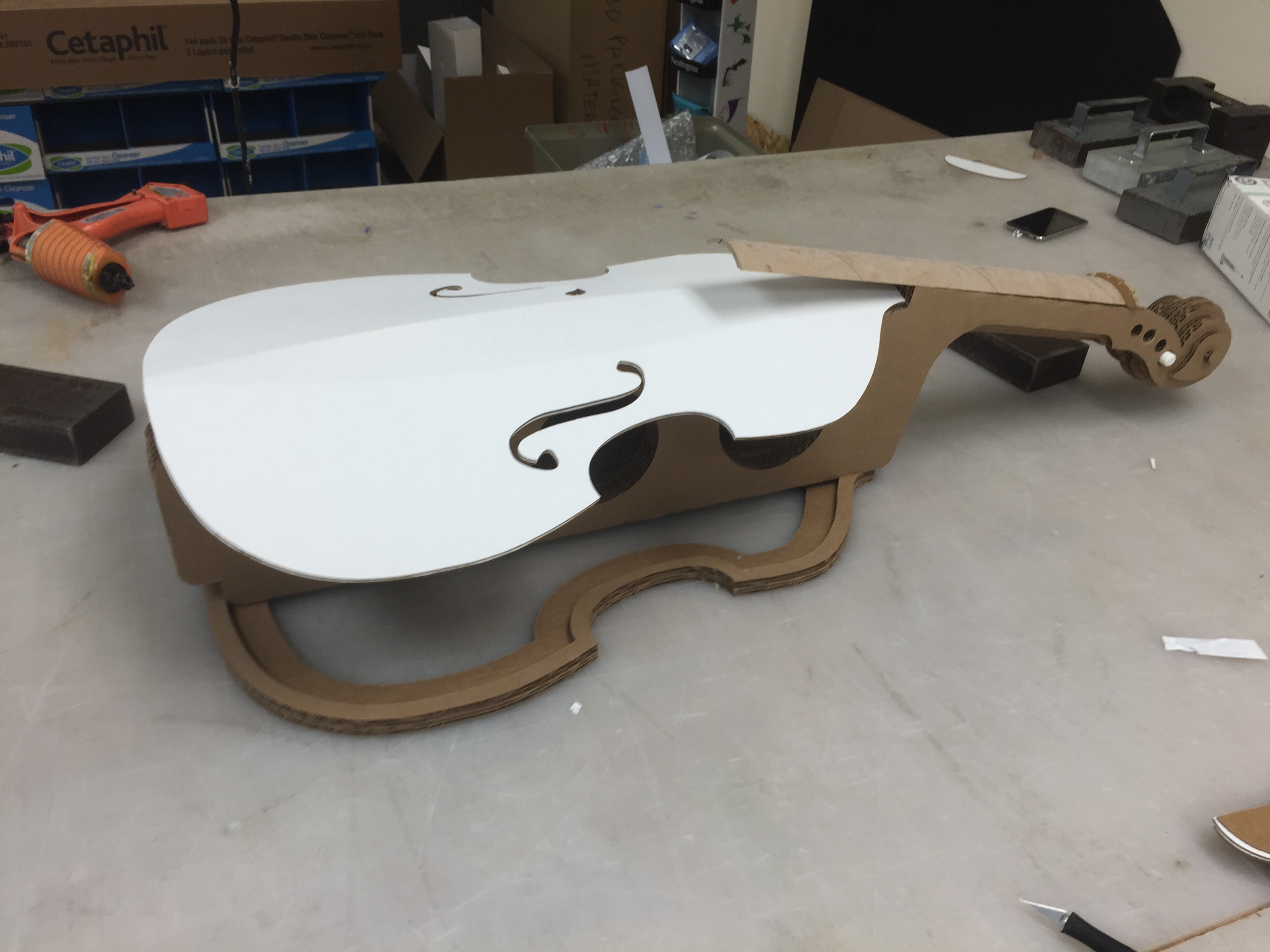 Cardboard Bass by Dan Ott at