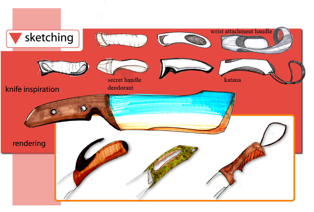 Machete handle design by carlos carbajo at