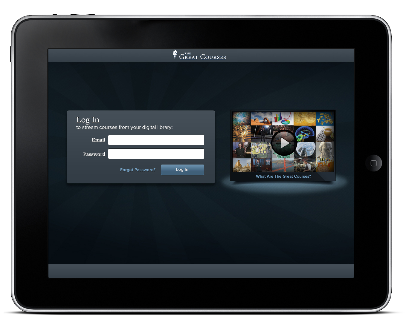 iPad App The Great Courses Media Player by Darren Kurre at