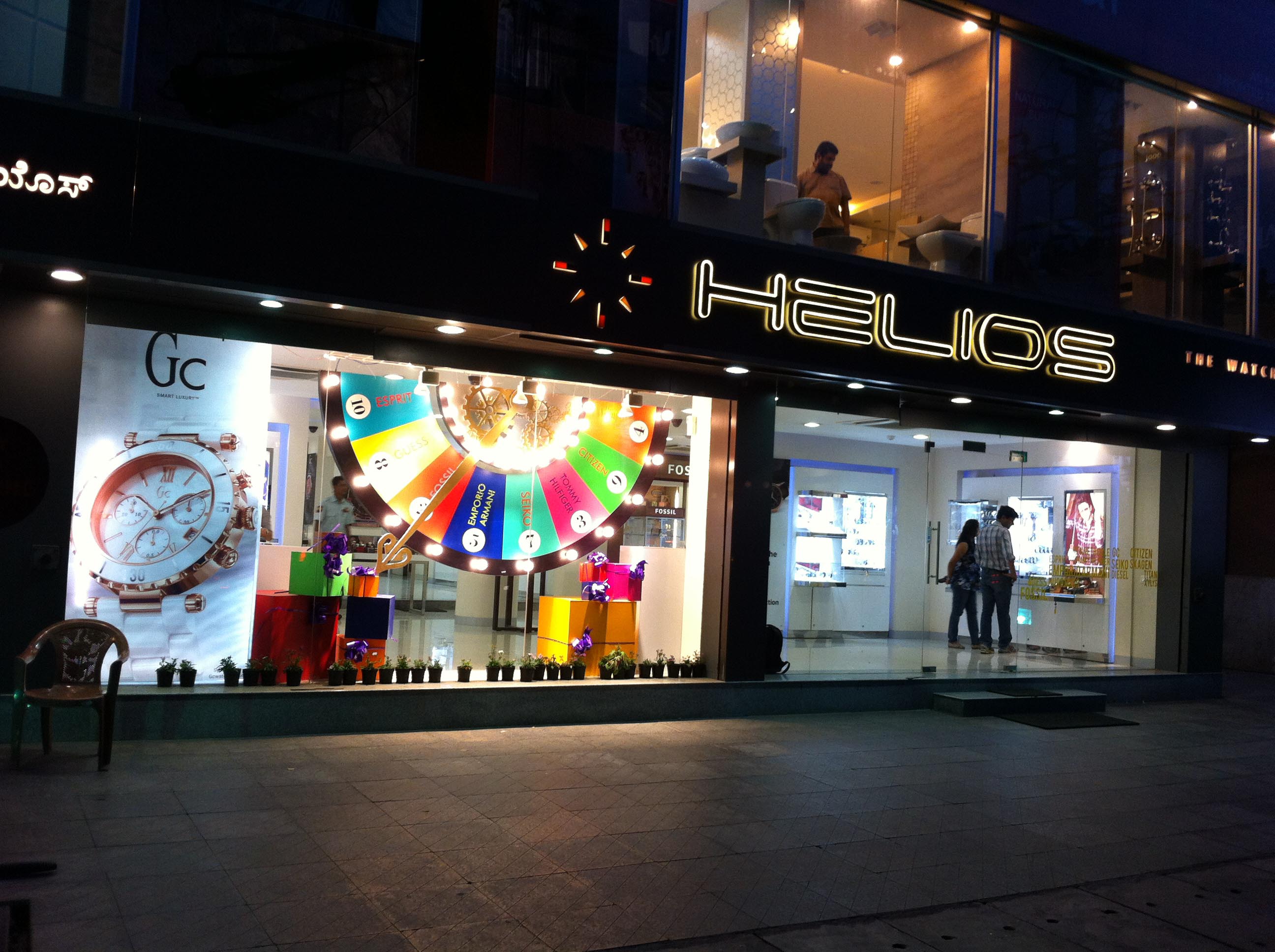 Diwali Window Display Helios Stores by Jatinn Jay at