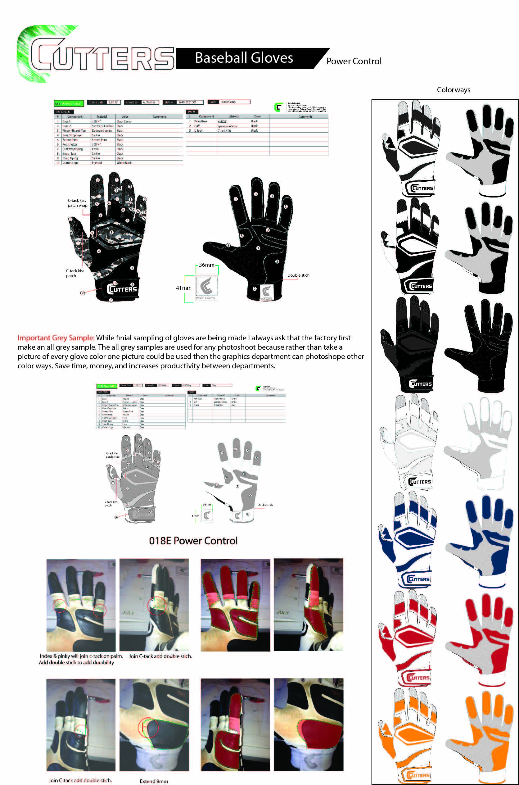 Sports Glove designs by Greg Vehlies at