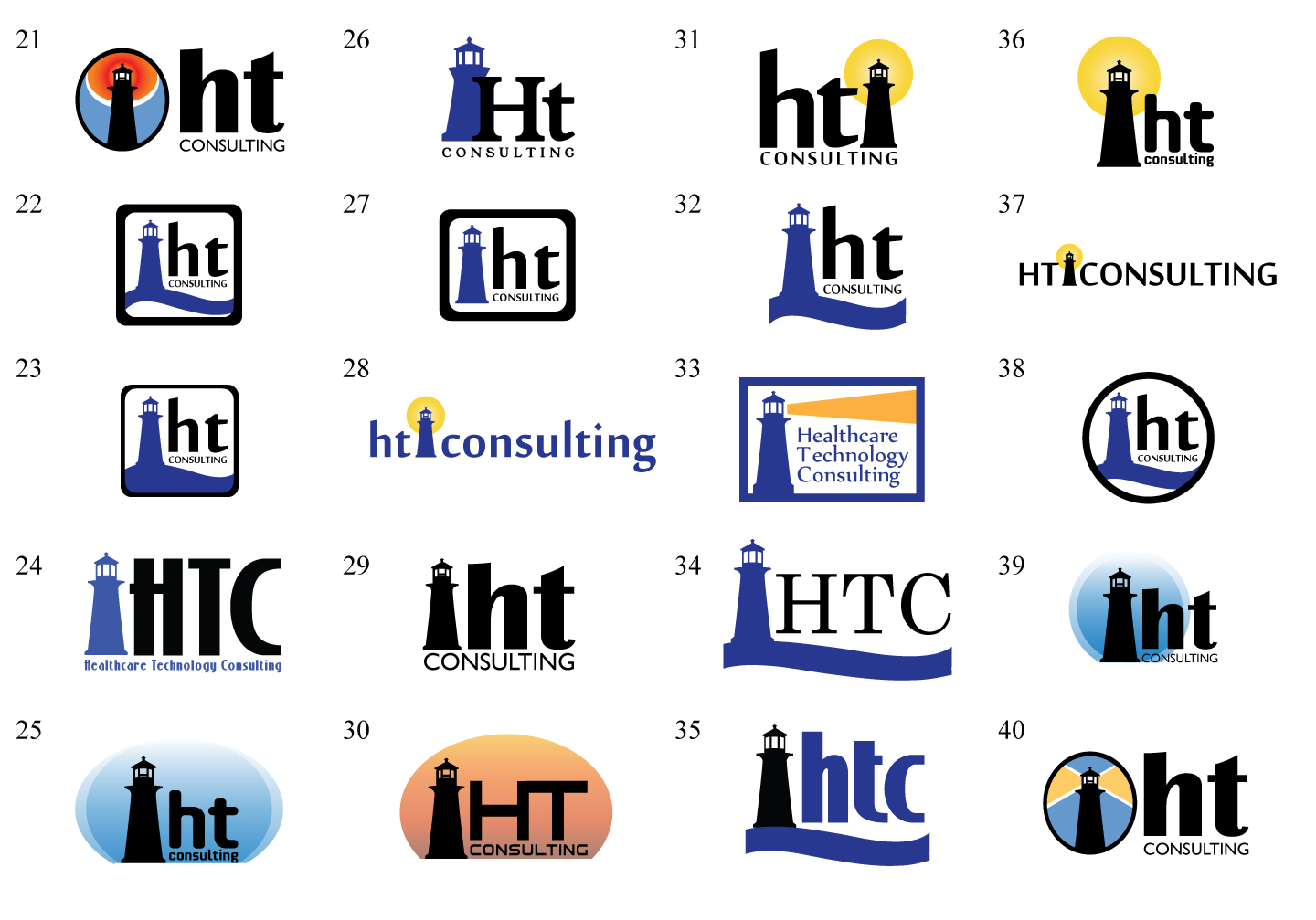 HTC Healthcare Technology Consulting Freelance Logo Design Project by