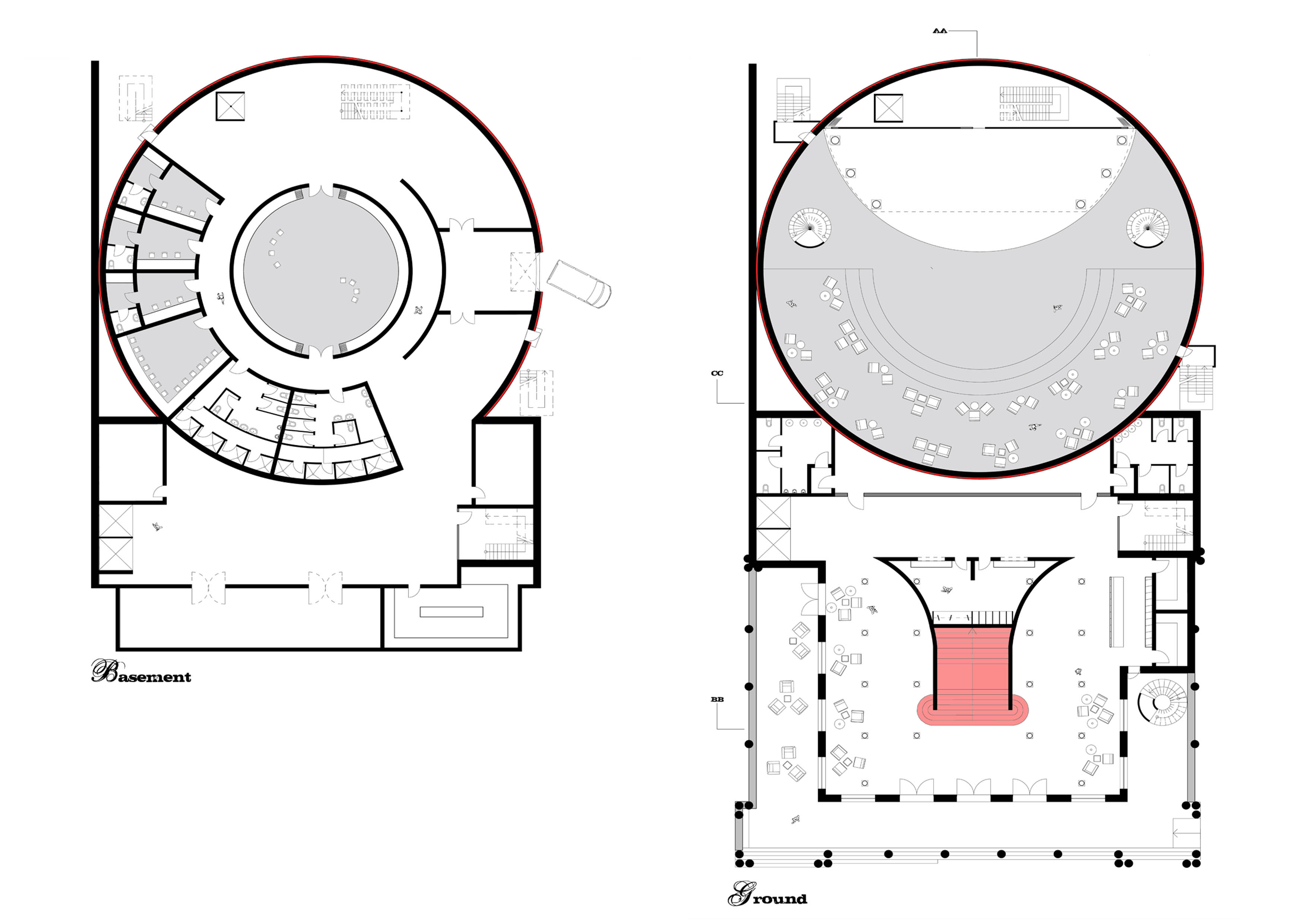 Graduation Project Opera Hunter Theatre and Headquarters 2007 by