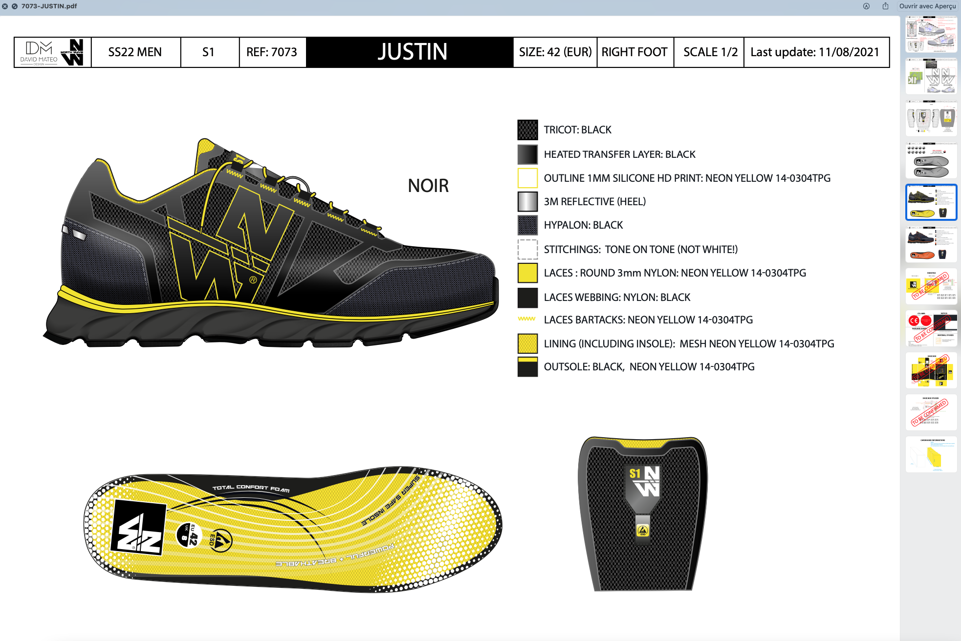 NORTHWAYS Safety footwear by David MATEO at