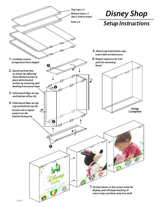 POP Display Retail Instruction Sheets by Steve Rowe at Coroflot.com