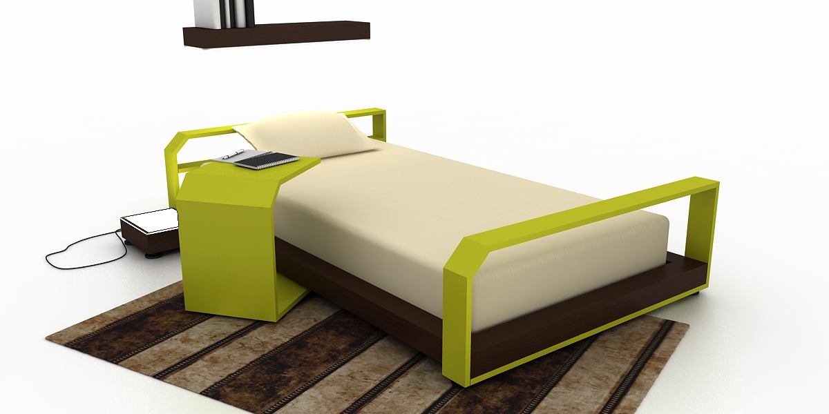 Recamara set oficina en casa by Israel Rodríguez at Coroflot.com