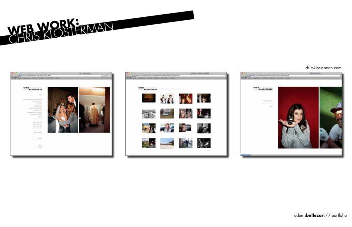 An upload by adonis bellezar on Coroflot: to the project Webwork
