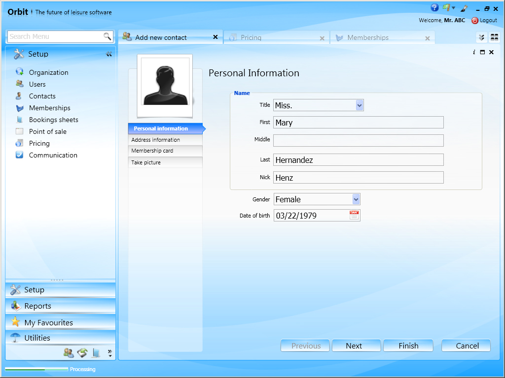 Orbit User Interface by Tahir Ahmad at Coroflot.com