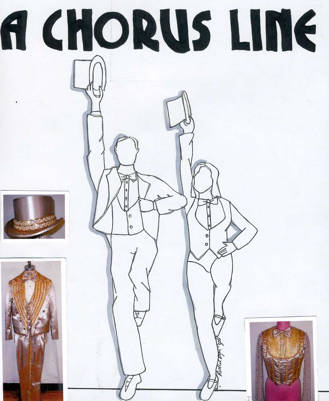 UIUC A Chorus Line Costume Design by Rachel DozierEzell at