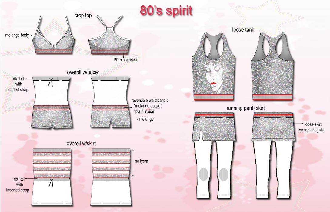 Sportswear design by Lera Burshtein at