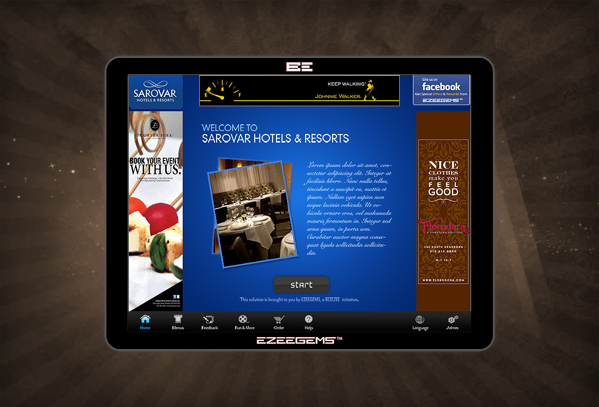 Tablet UI Design by Manish Gogna at Coroflot.com