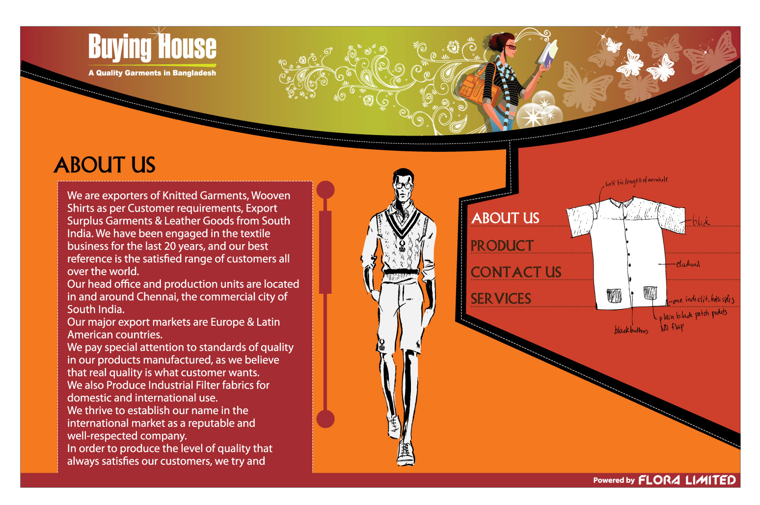 GARMENTS BUYING HOUSE DEMO DESIGN by Mohammad Raihan Mazumder at