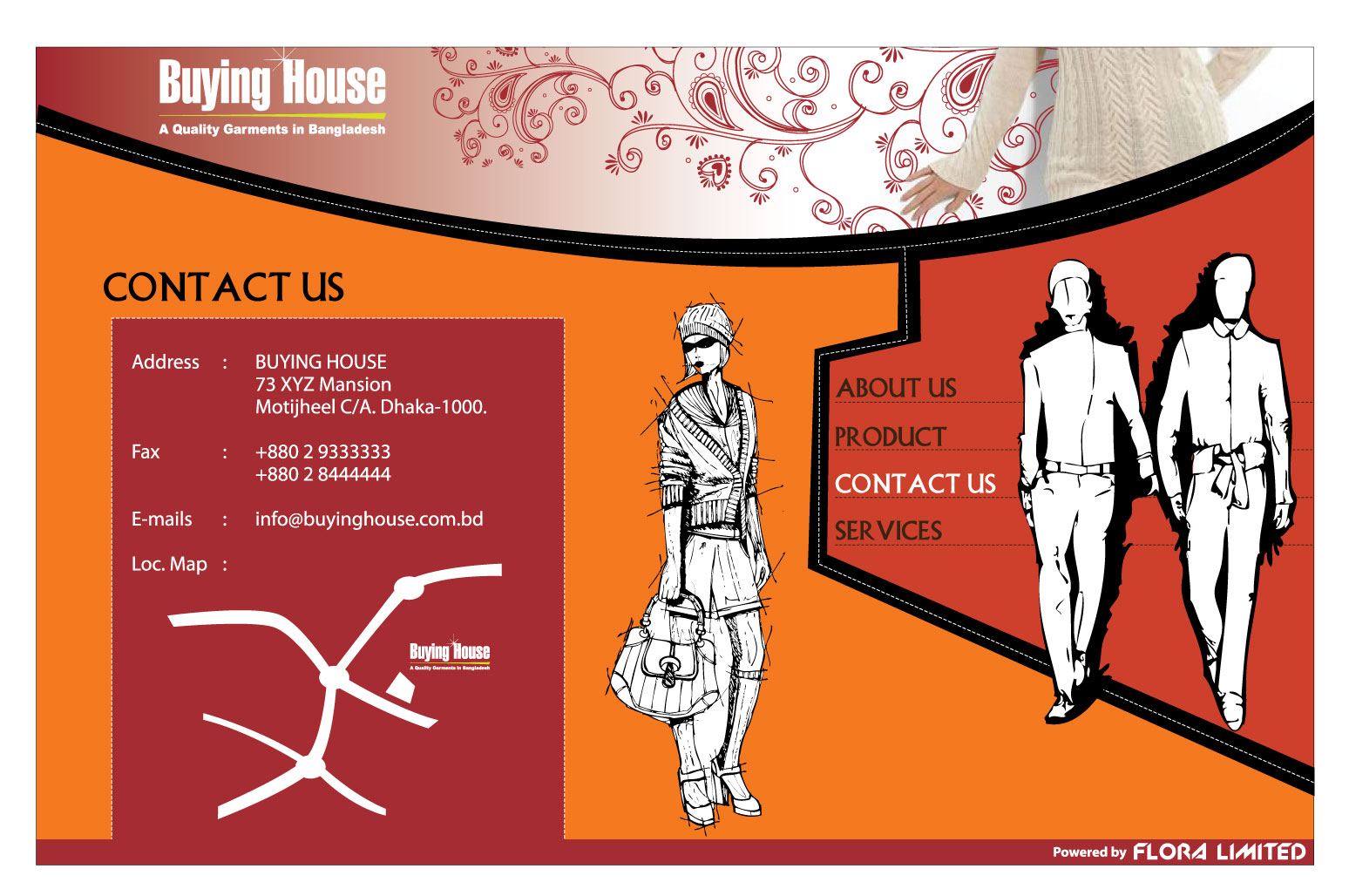 GARMENTS BUYING HOUSE DEMO DESIGN by Mohammad Raihan Mazumder at